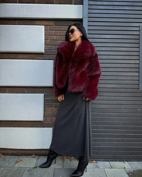 Casaco Sabrina com Textura Felpuda