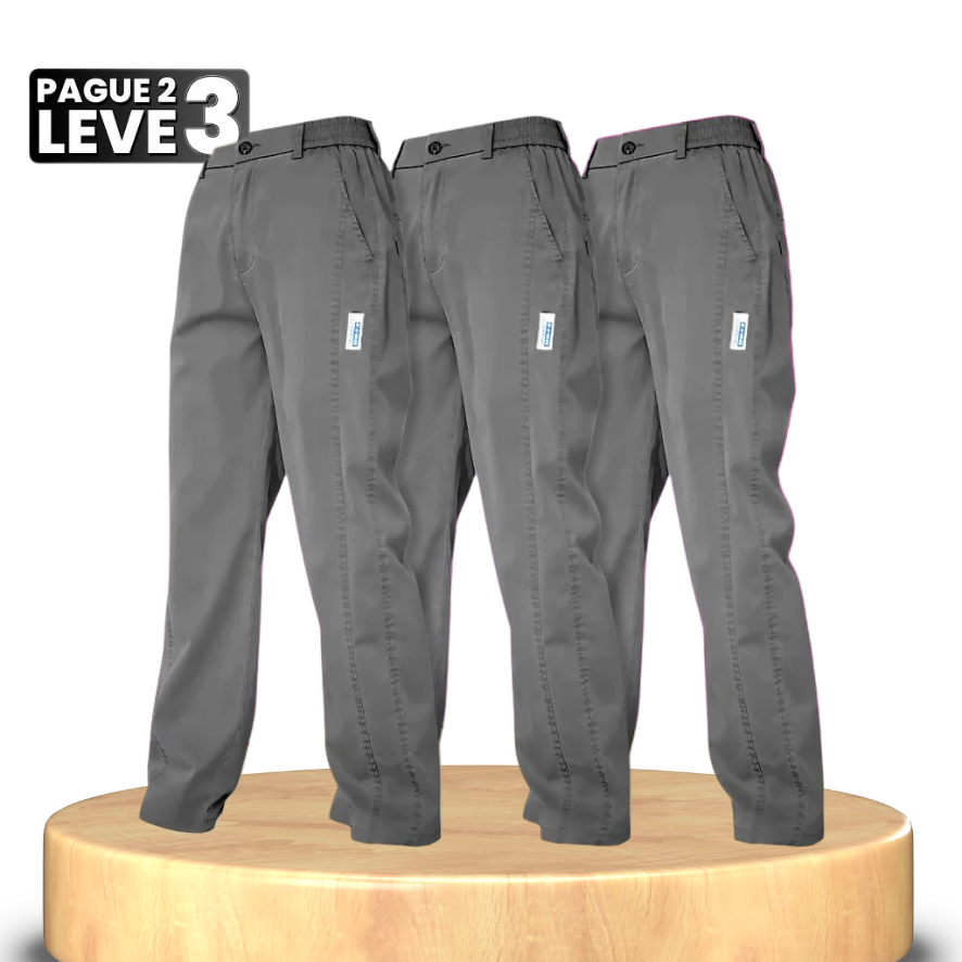 Calça Feminina Aurora em Malha de Seda Gelo e Poliéster - [Pague 2, Leve 3] + 2 Brindes!